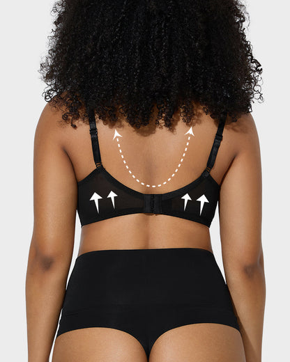 Full-Coverage Lace Minimizer Bra